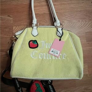 Juicy Couture Light Yellow Shoulder Bag